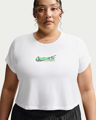Nike Sportswear Chill Knit Women's Slim Cropped T-Shirt (Plus Size